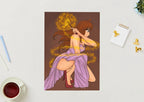 Illustration "Sorcière Badass" - Puissance & Charisme - Print Fantasy Moderne Originale