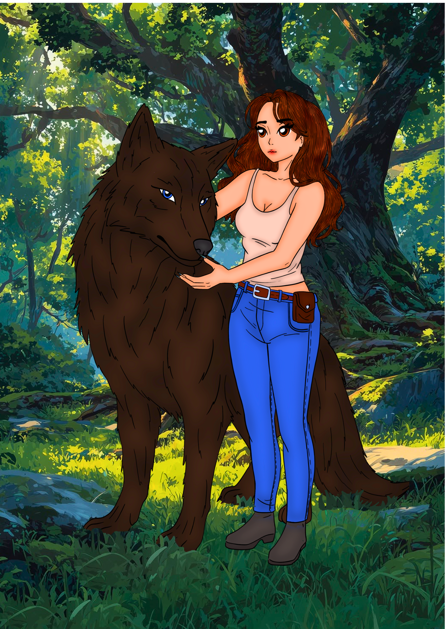 L’Appel de la Meute : Print Illustration Le Chant des Loups