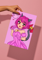 illustration fan art -mew mew power 