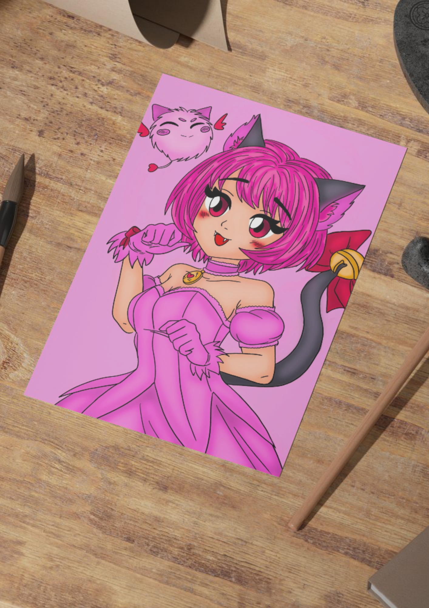 illustration fan art -mew mew power 