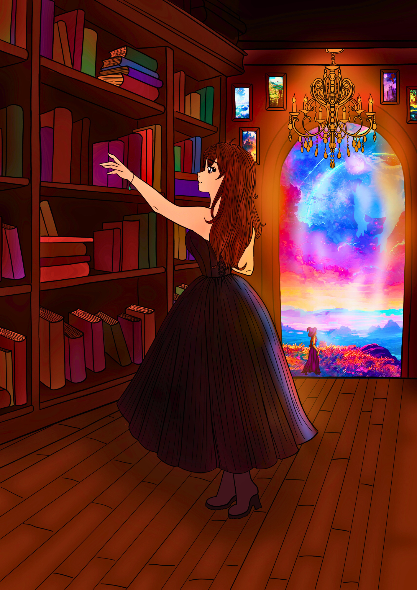 Illustration-Un Voyage à Travers les Pages