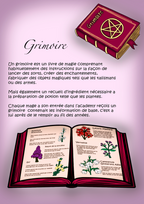 Illustration-le grimoire d'une sorcière
