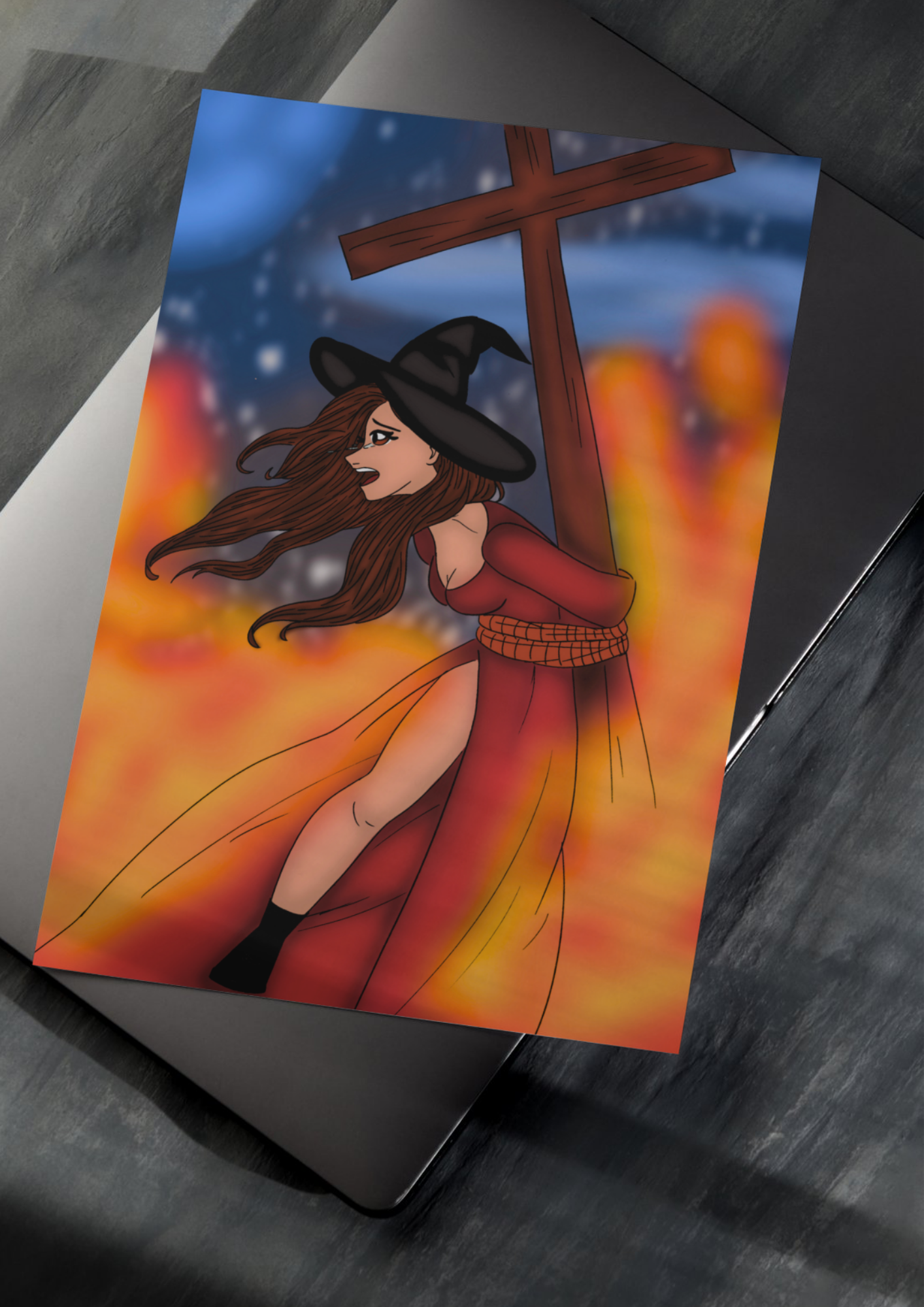 Illustrations sorciere_au_bucher