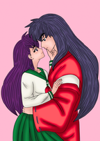 Inyuasha- Fan Art/ Portrait-Kagomer-Inuyasha