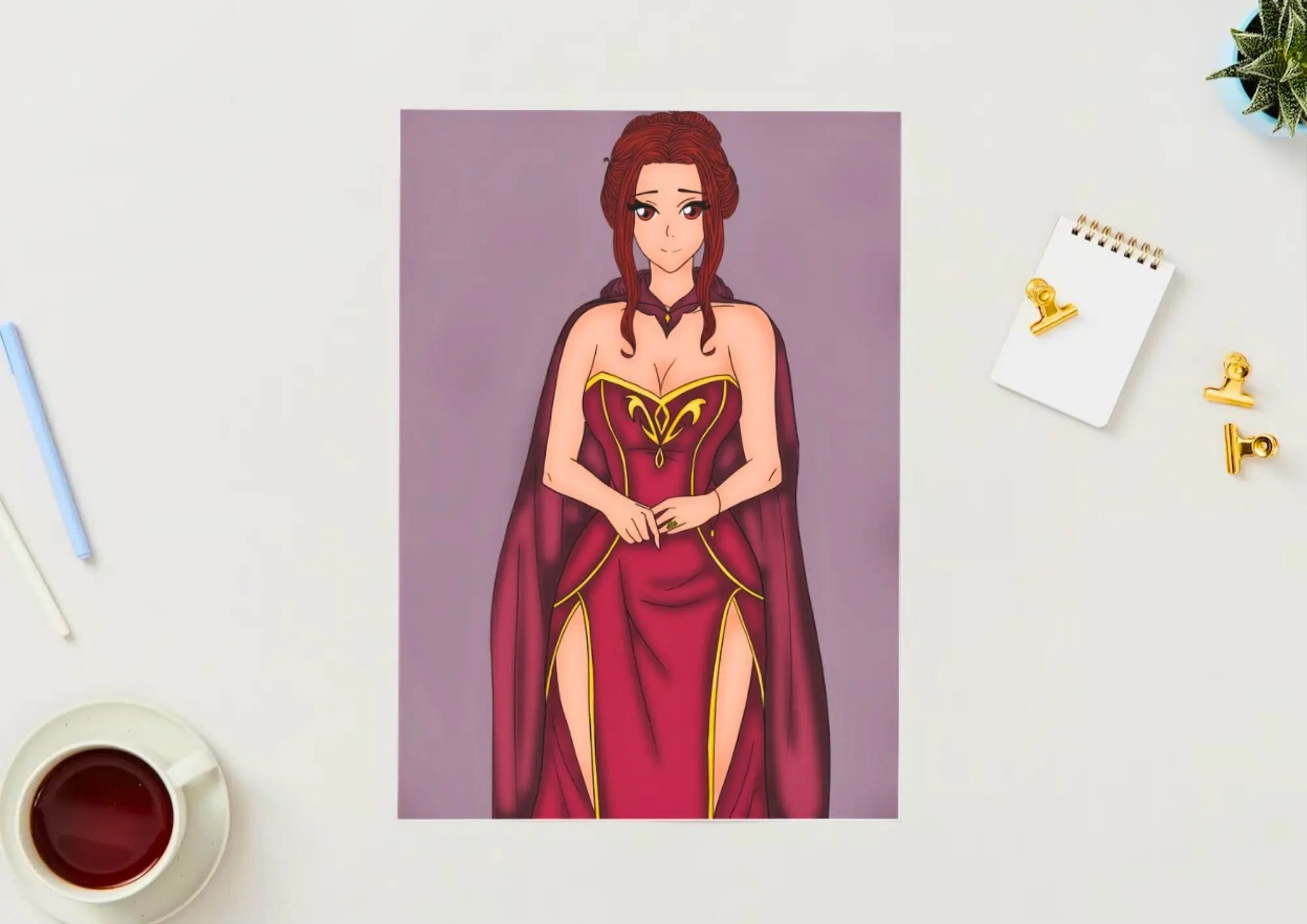 illustration Magicienne de la cour royale