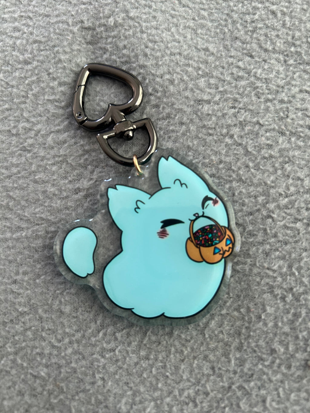 Porte-cles-chat-fantome