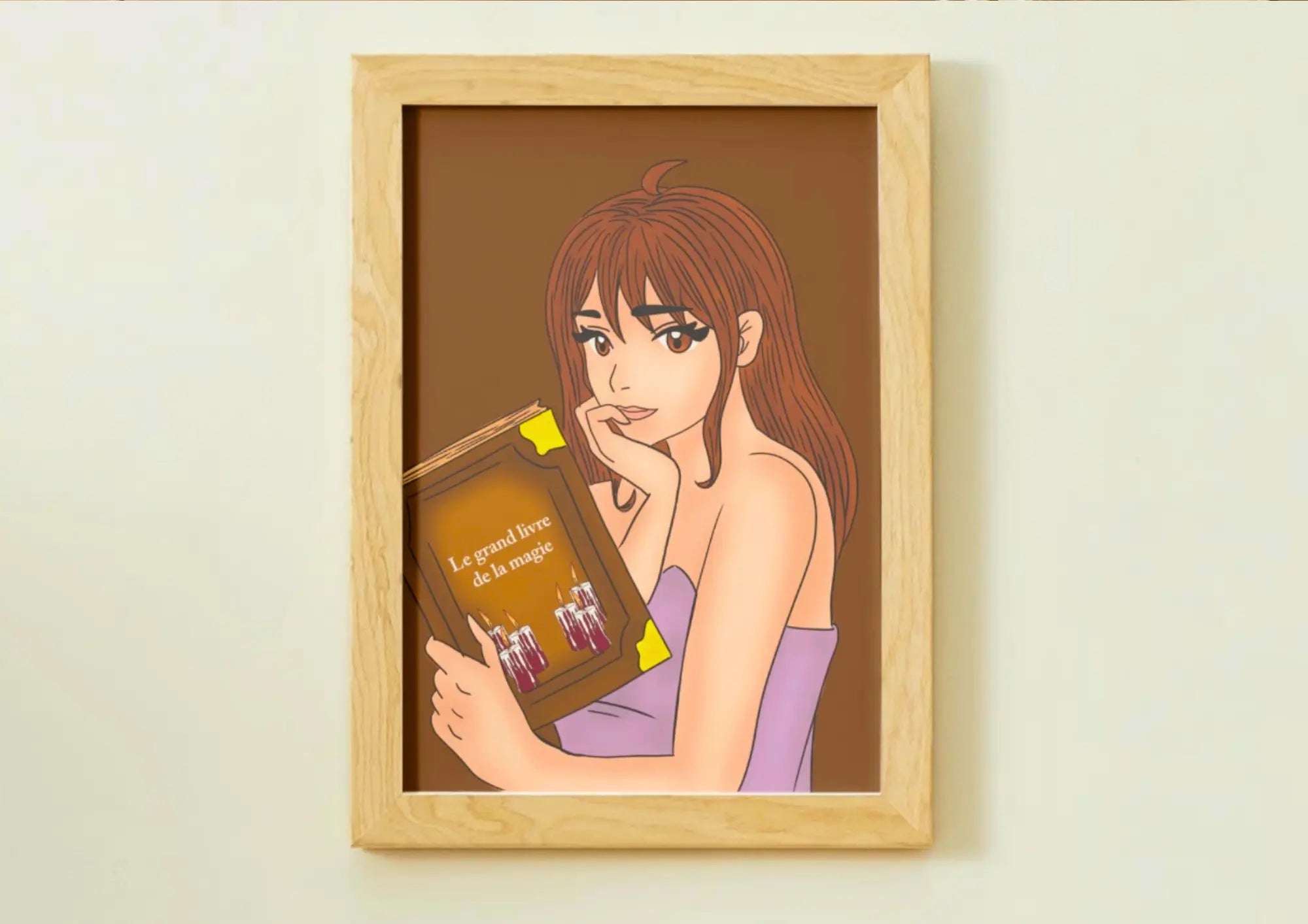 illustration Portrait d'une sorcière