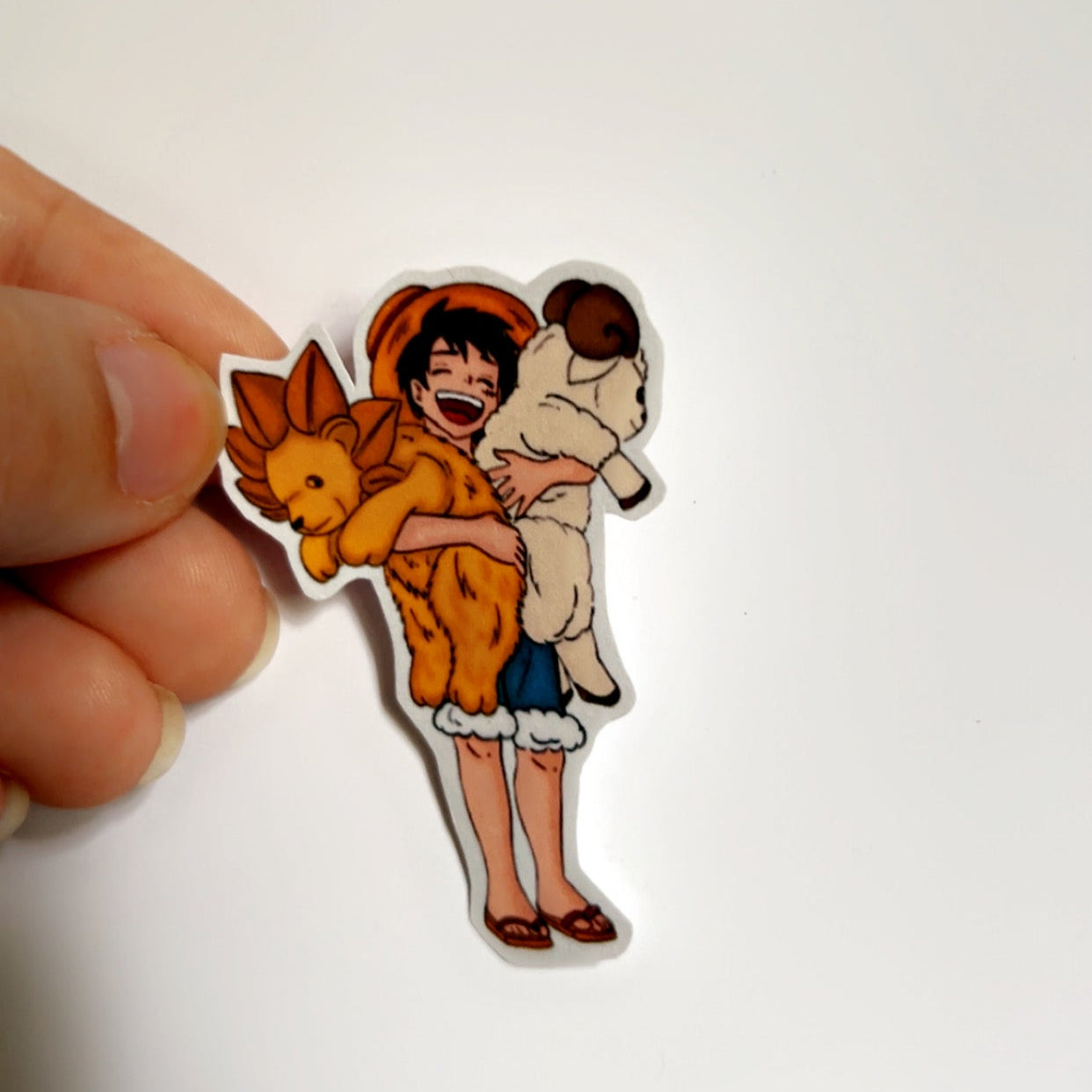 Stickers-onepiece-luffy-sunny-merry