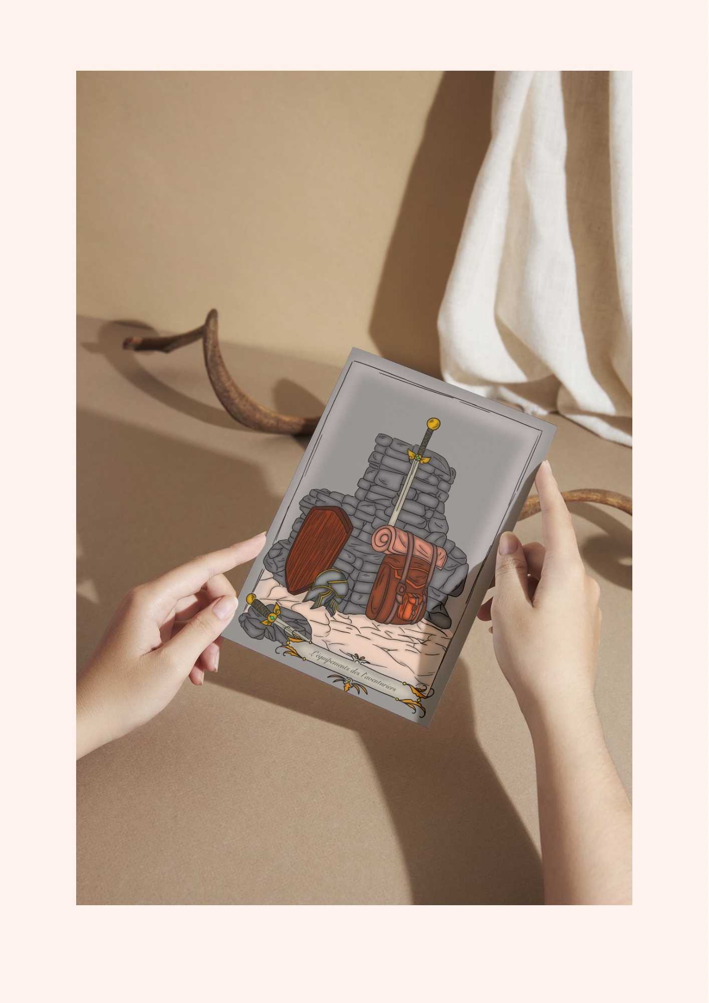 illustration des équipement des aventurier