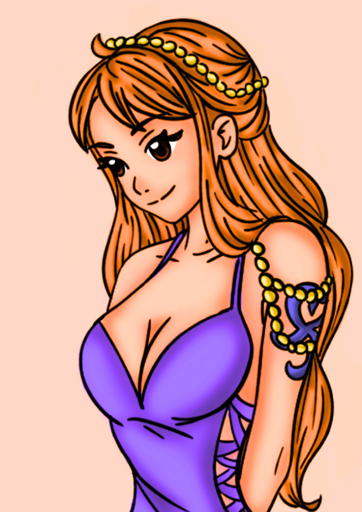 illustration fan art -one piece-  nami