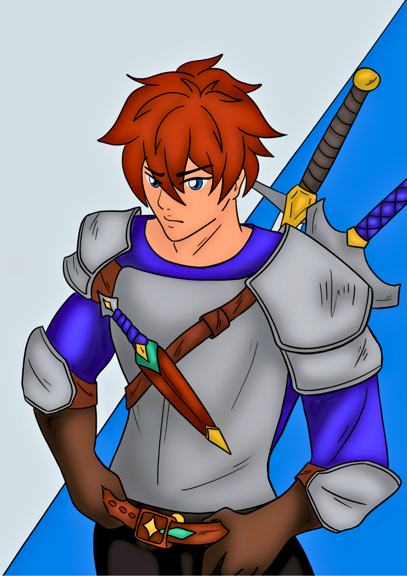 illustrations-Un guerrier solitaire