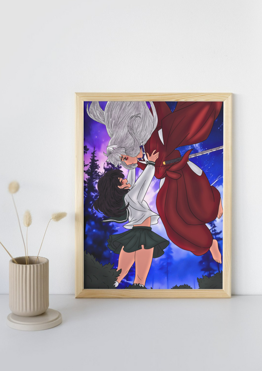 Inuyasha - Fan Art / Les retrouvaille  de Kagomer & Inuyasha