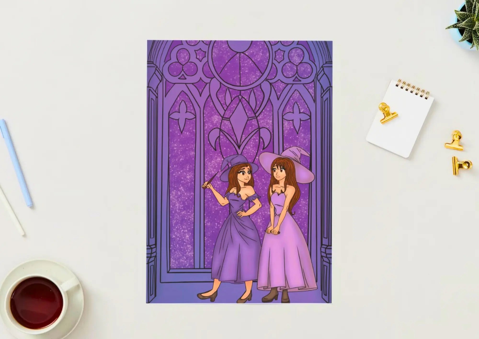 illustration  l'école des sorcières 
