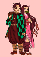 llustration_demon_slayer_de_nezuko_et_tanjiro