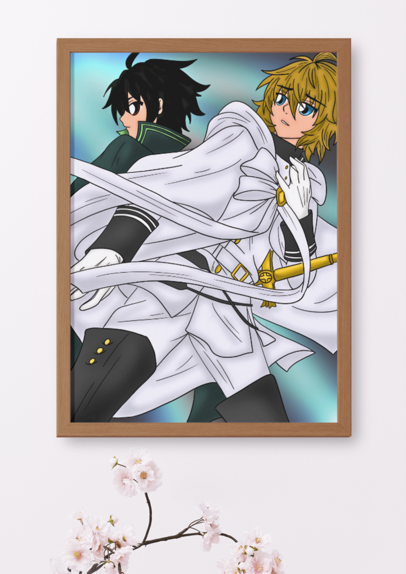 mockup-mur-illustration-fan-art-seraph-of-the-end-L_Armee_D_moniaque_Imperiale