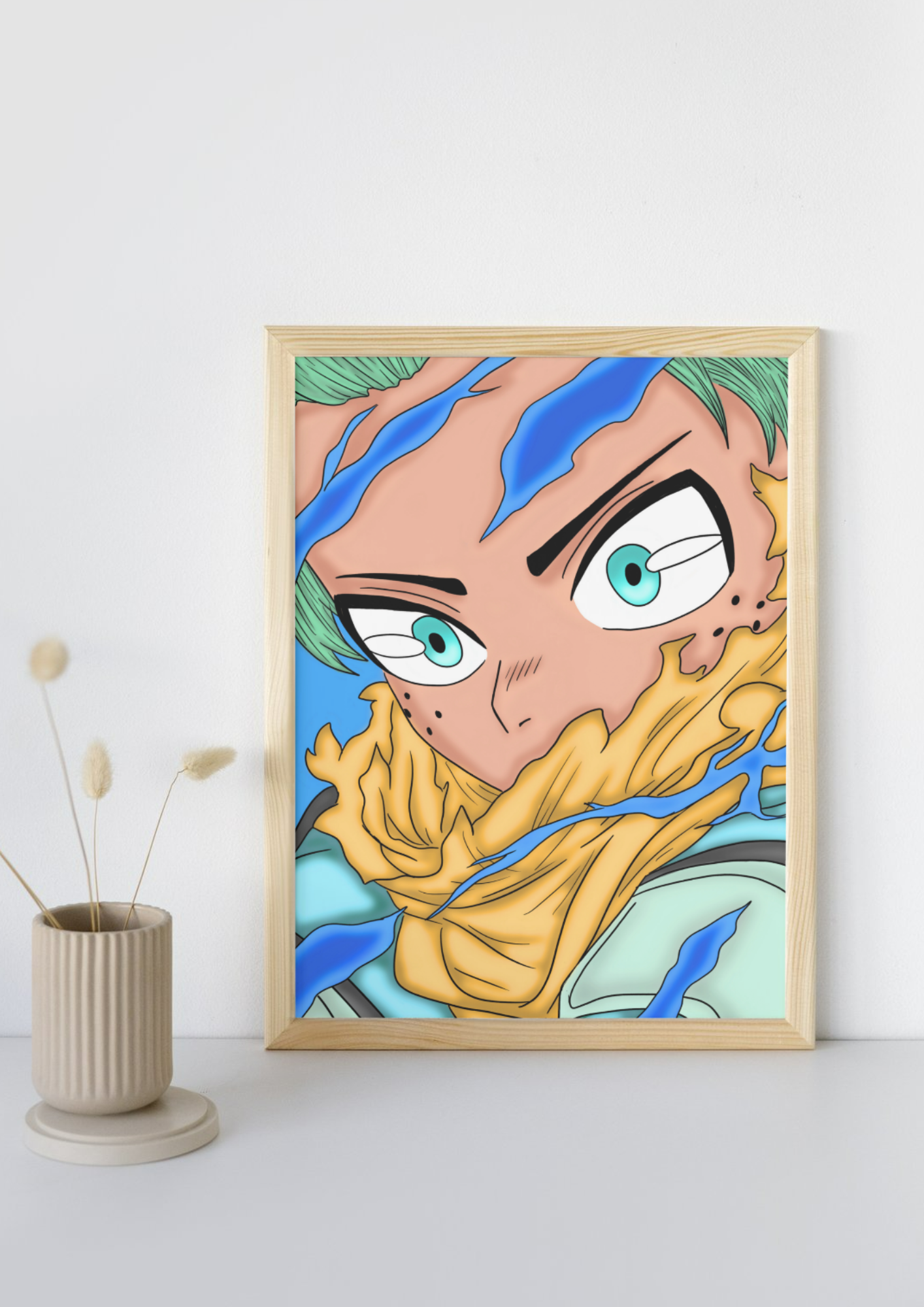 Print Fan Art "Izuku Midoriya - My Hero Academia" - Plus Ultra !