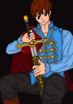illustration portrait chevalier