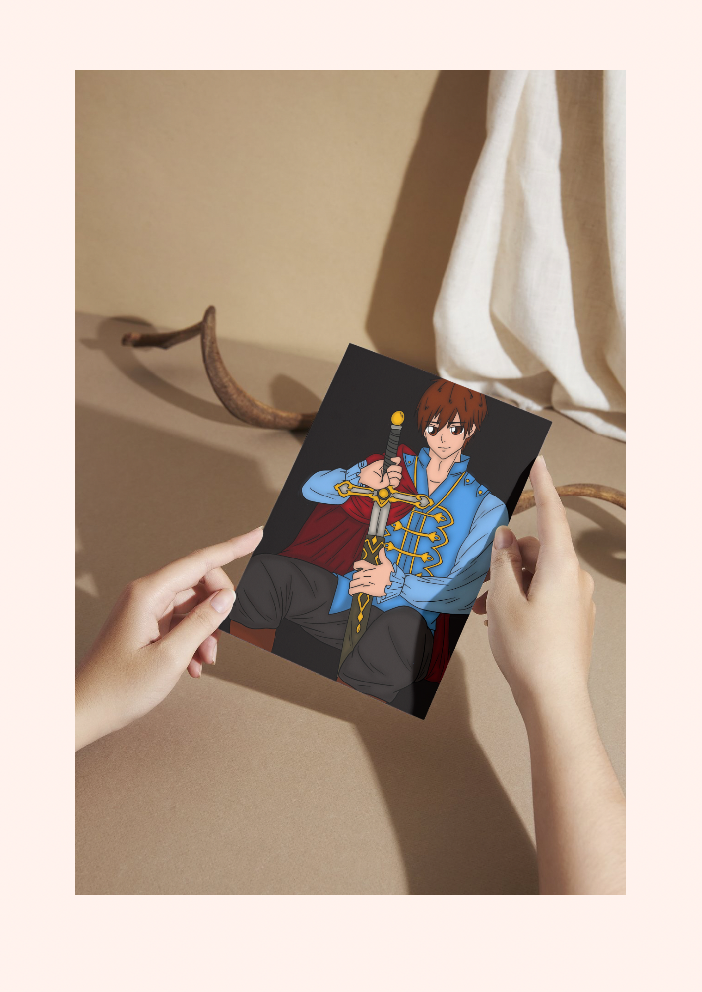 illustration portrait chevalier