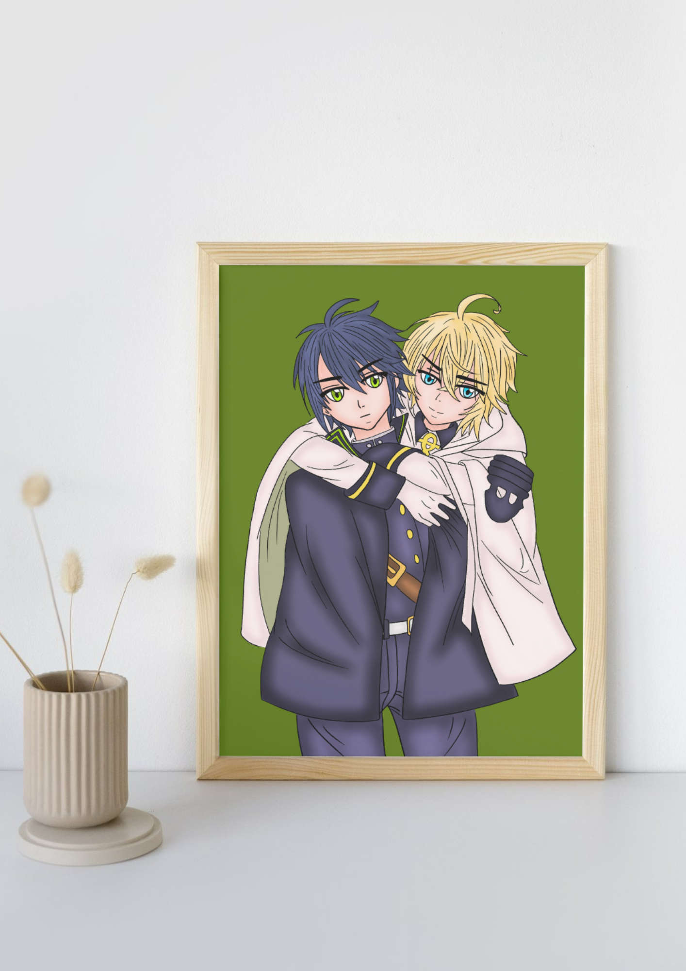 Seraph of the End - Fan Art /Mikaela & Yuichiro